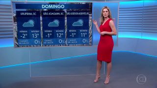 Loira do tempo jornal nacional