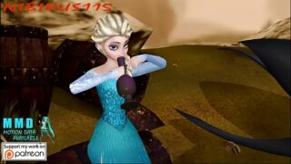 Elsa frozen pelada