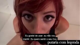 Porno com legenda  com a prima morena