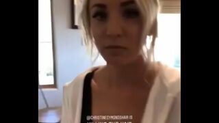 Kaley cuoco cum tribute