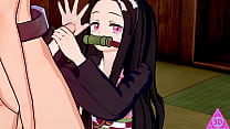 Nezuko x inosuke  manos aguento mais