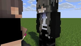 Mulher pelada no minecraft animação naruto